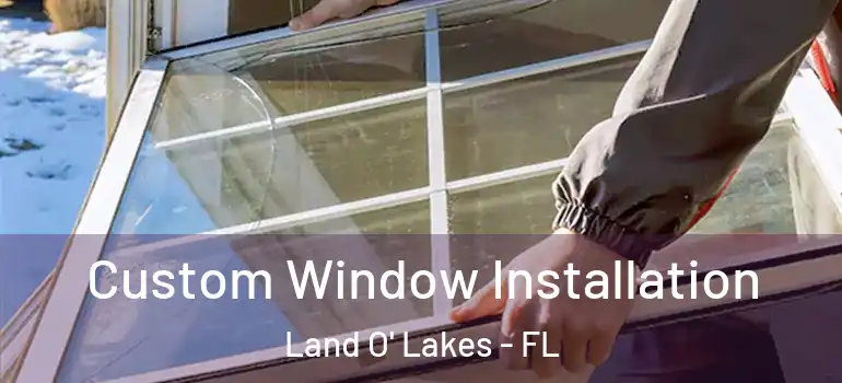 Custom Window Installation Land O' Lakes - FL