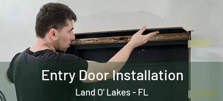 Entry Door Installation Land O' Lakes - FL