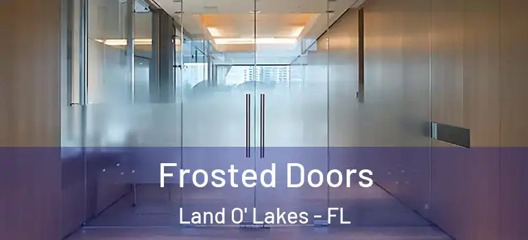 Frosted Doors Land O' Lakes - FL