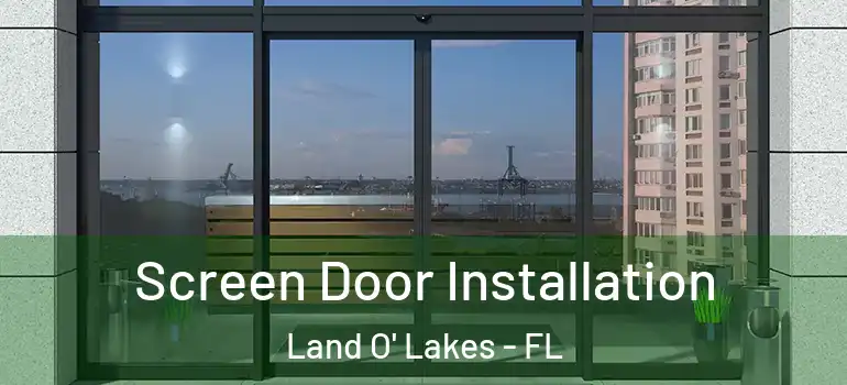 Screen Door Installation Land O' Lakes - FL