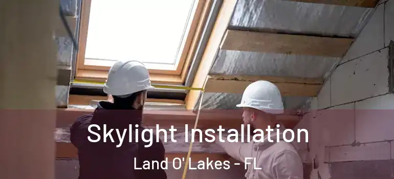 Skylight Installation Land O' Lakes - FL