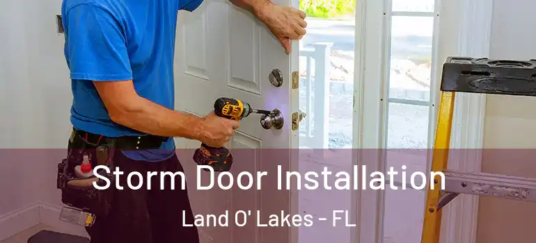 Storm Door Installation Land O' Lakes - FL