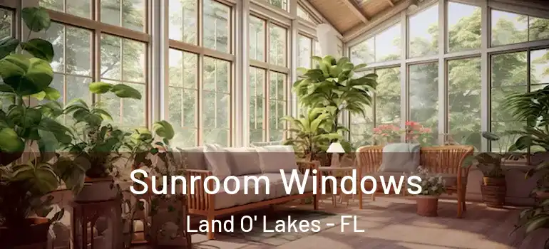 Sunroom Windows Land O' Lakes - FL