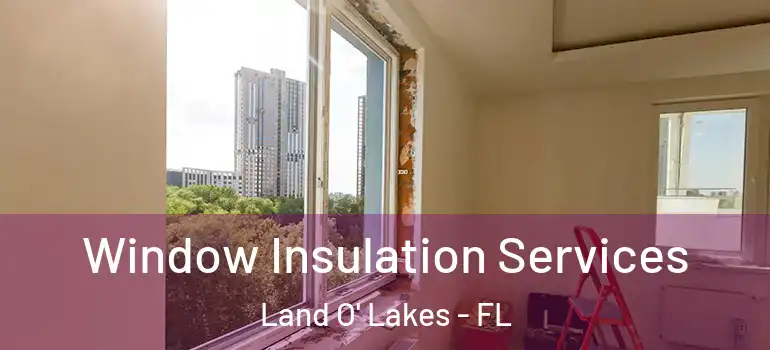 Window Insulation Services Land O' Lakes - FL