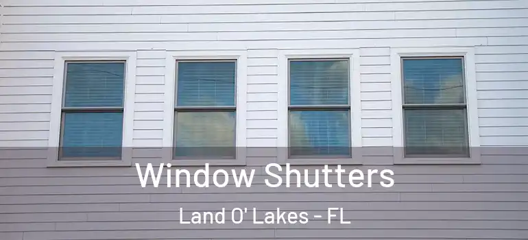 Window Shutters Land O' Lakes - FL